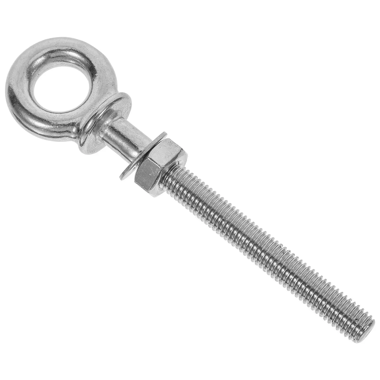 yesHeavy Duty Stainless Steel Eye Bolt M10x100mm 316 Grade Self Tapping Lifting Eye Screw for Boat Dock Tie Down Wall Mounting R