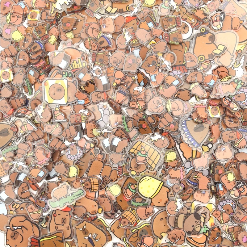 

2-4cm Anime Capybara Acrylic Refrigerator Patch Patch Cartoon Handmade DIY Material Accessories Mobile Phone Case Decorat Patch