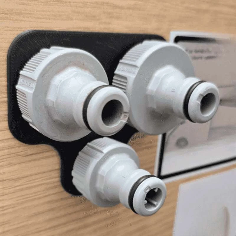 Water Hose Connector Holder Tap Fitting Organizer Bracket for Garden Hose Attachments