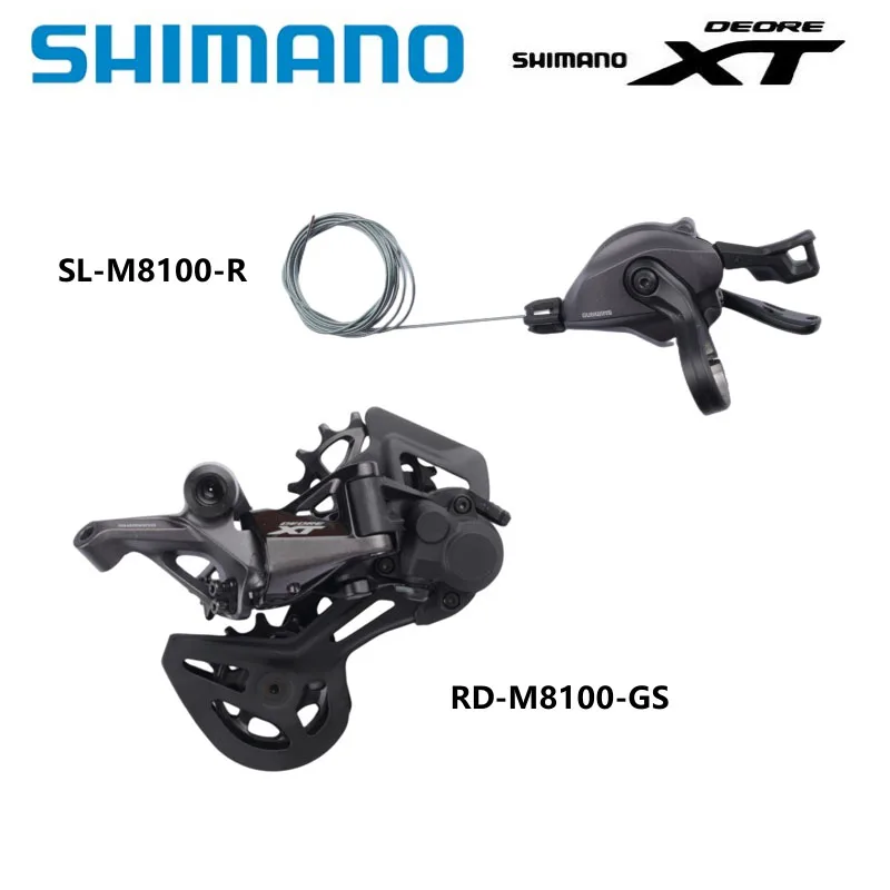 SHIMANO XT SL-M8100 Right RD-M8100 SGS/M8120 SGS 12 Speed Shifter Rear Derailleur Original For MTB Riding Parts