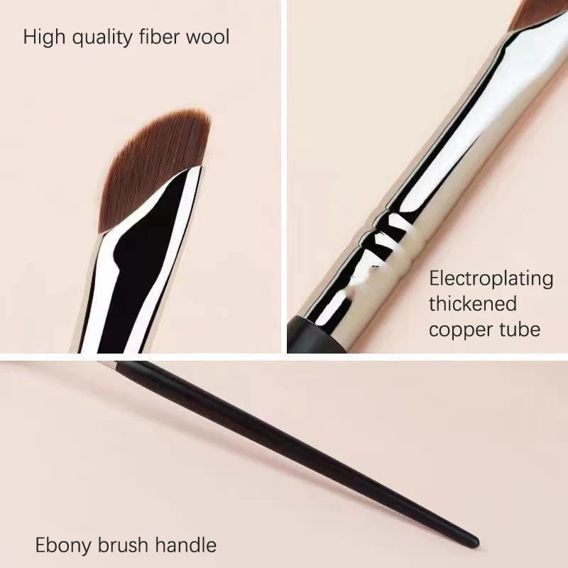 Eyeliner Brush Nose Shadow Repair Eye Shadow Concealer Foundation Makeup Brush Ultra Thin Fine Oblique Angle Eyebrow Brush