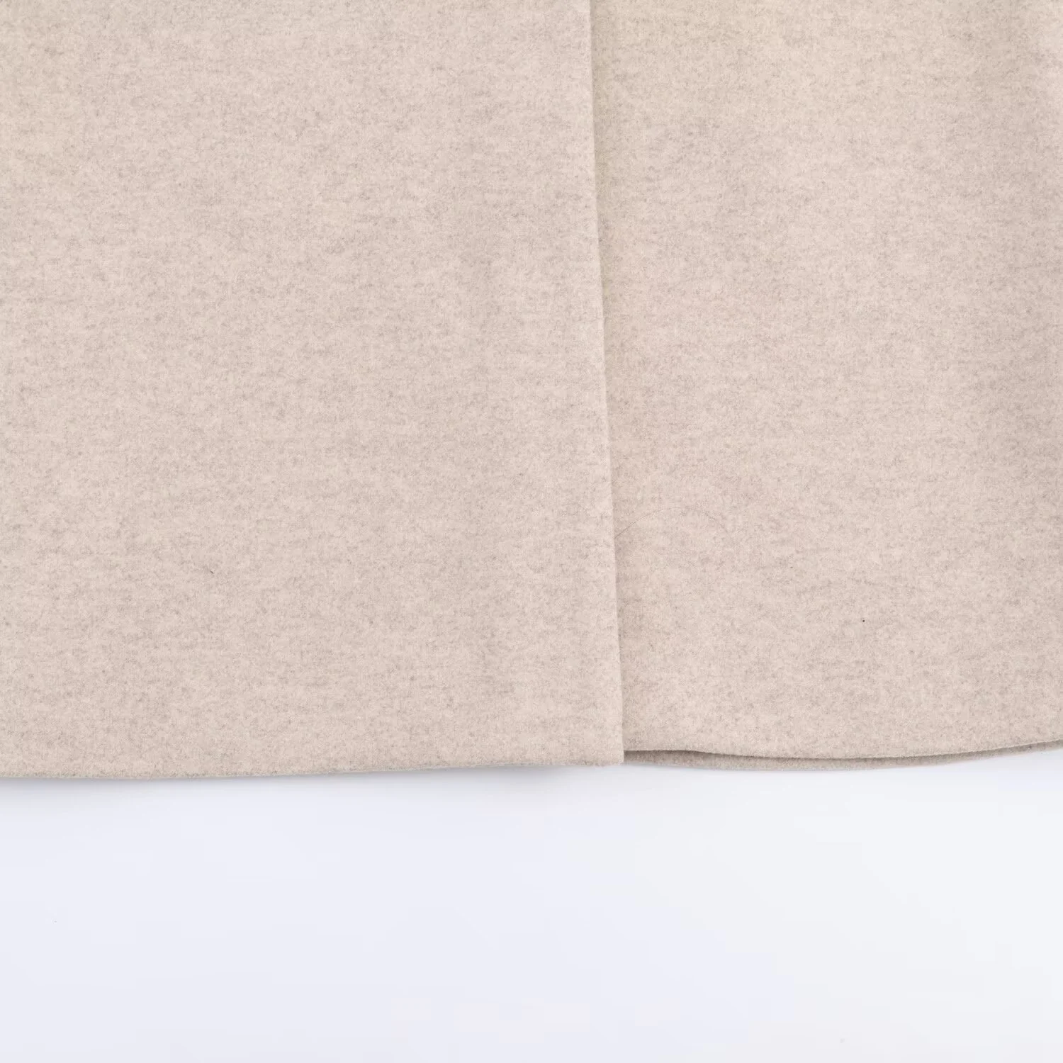 2025 hiver nouveau femmes décontracté à manches longues col montant poche détail Long manteau avec ceinture laine manteau