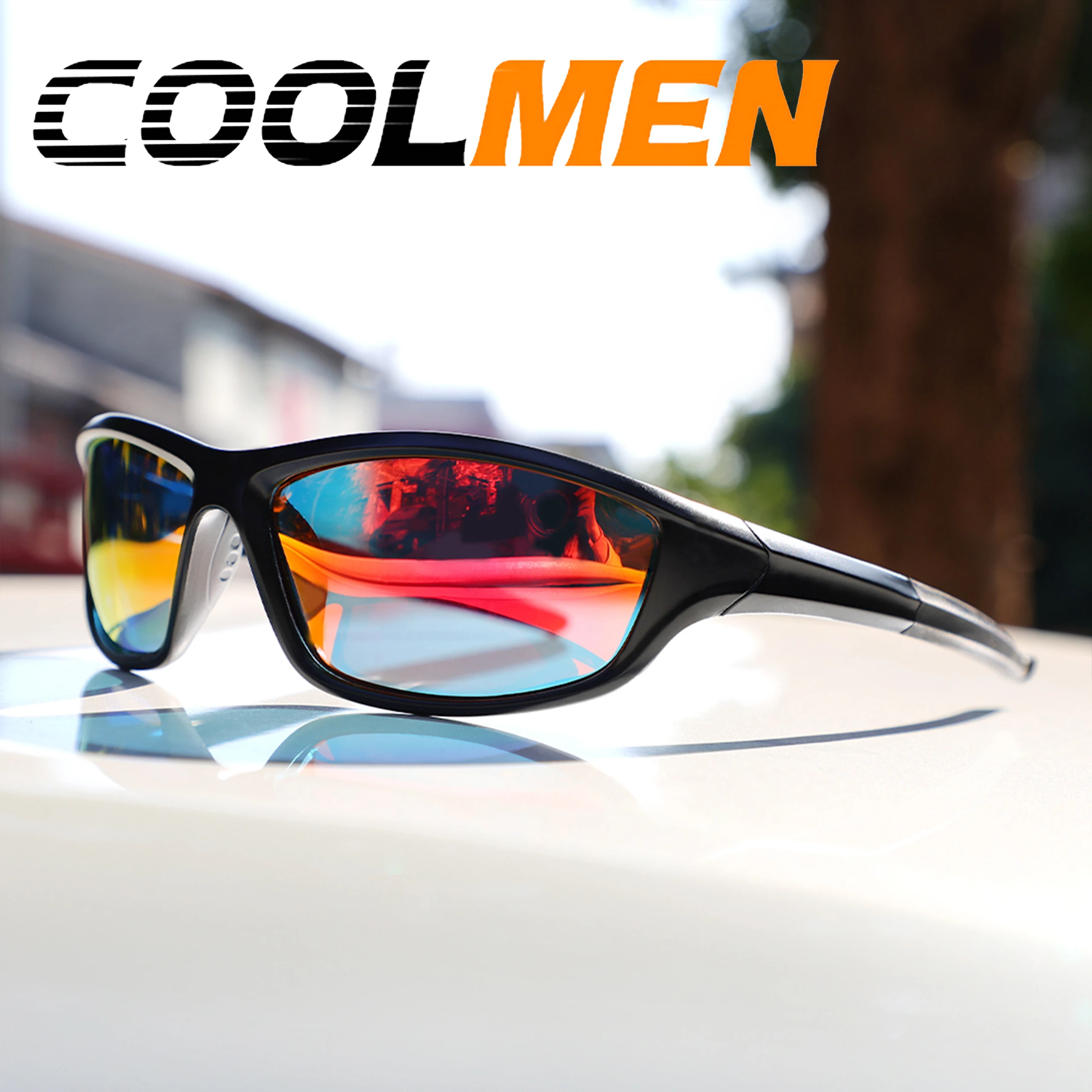 

COOLMEN Polarized Fishing Glasses Men Women Driving Shades Male Sunglasses Hiking Sunglases Cycling Sun Glasses UV400 Eyewear