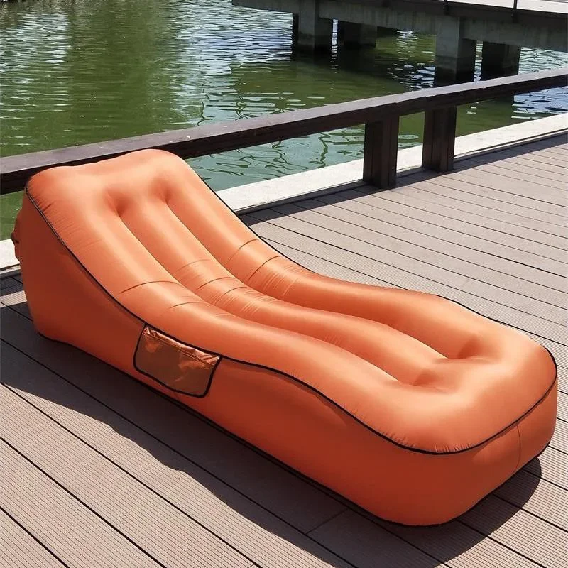 Outdoor Lazy Inflatable Sofa Internet Celebrity Inflatable Bed Park Air Cushion Bed Portable Air Sofa Lazy Bed