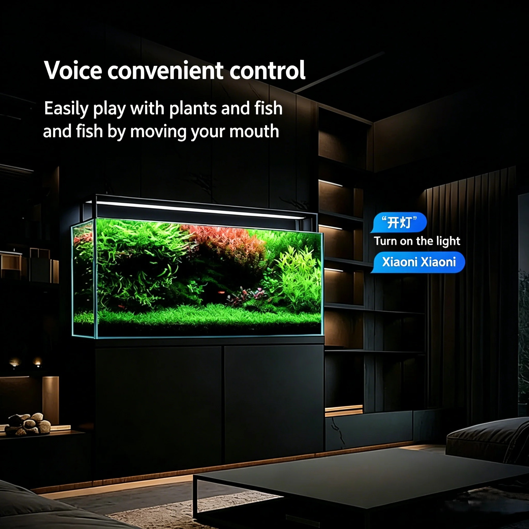 NETLEA Aquatic Plant Lamp AT5S 4th Generation Professional Full-Spectrum LED Telescopic Aquarium Lamp Dedicated Plant Fill Light