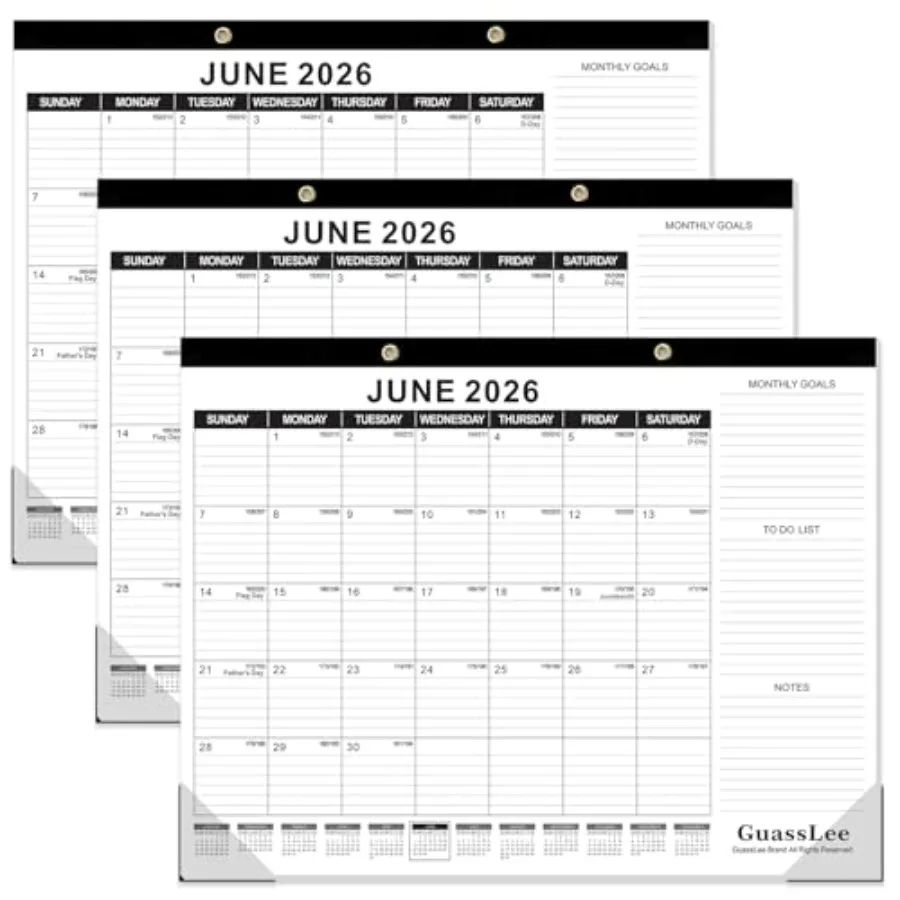 

Large Desk Calendar 2026 s 22" x 7" Desktop Wall Calendar 9 Months Wall Planner Runs from. 2026 to Dec. 2027 with Julian Date T