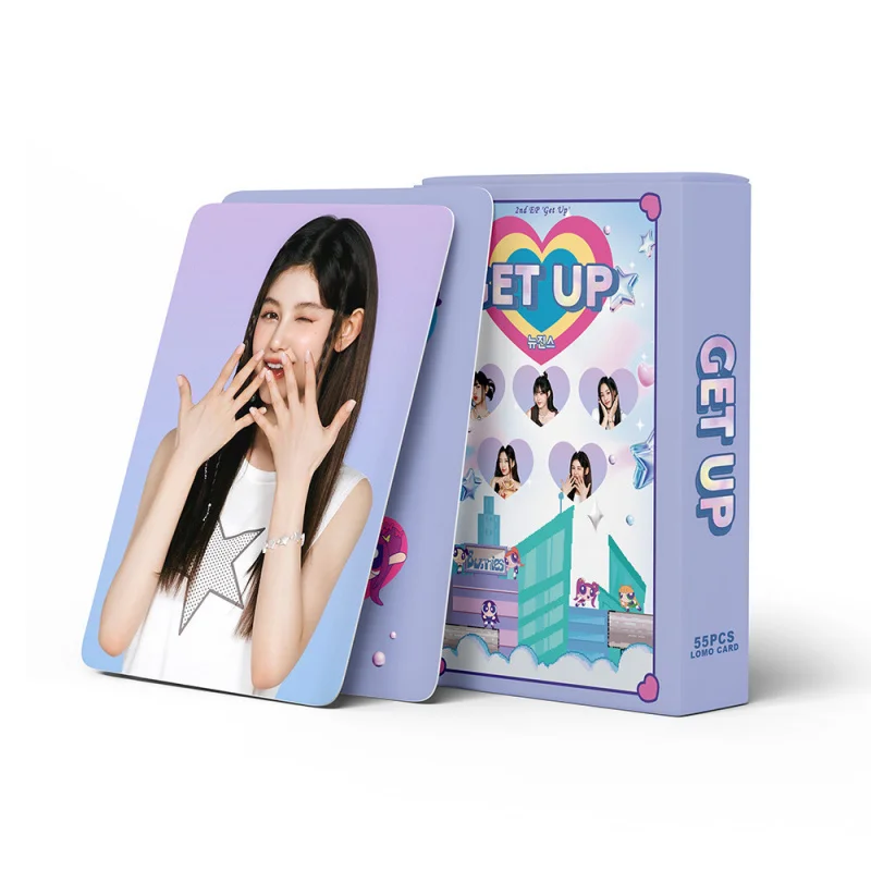 

55ZhangNjKorean Star WhaleGETUPNew productKPOPPeripheralLOMOCollectible Mini Cards