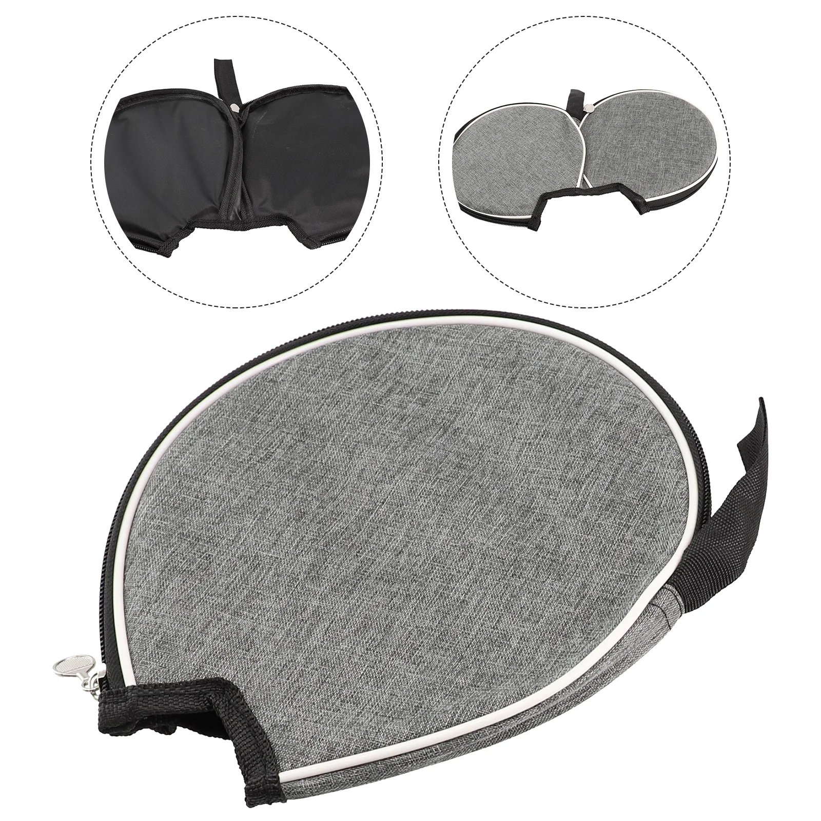 Storage Racket Bag Office Outdoor Dustproof Oxford Cloth Parts Portable Replacement Semicircle 1 Pc 20*18*2cm 50g