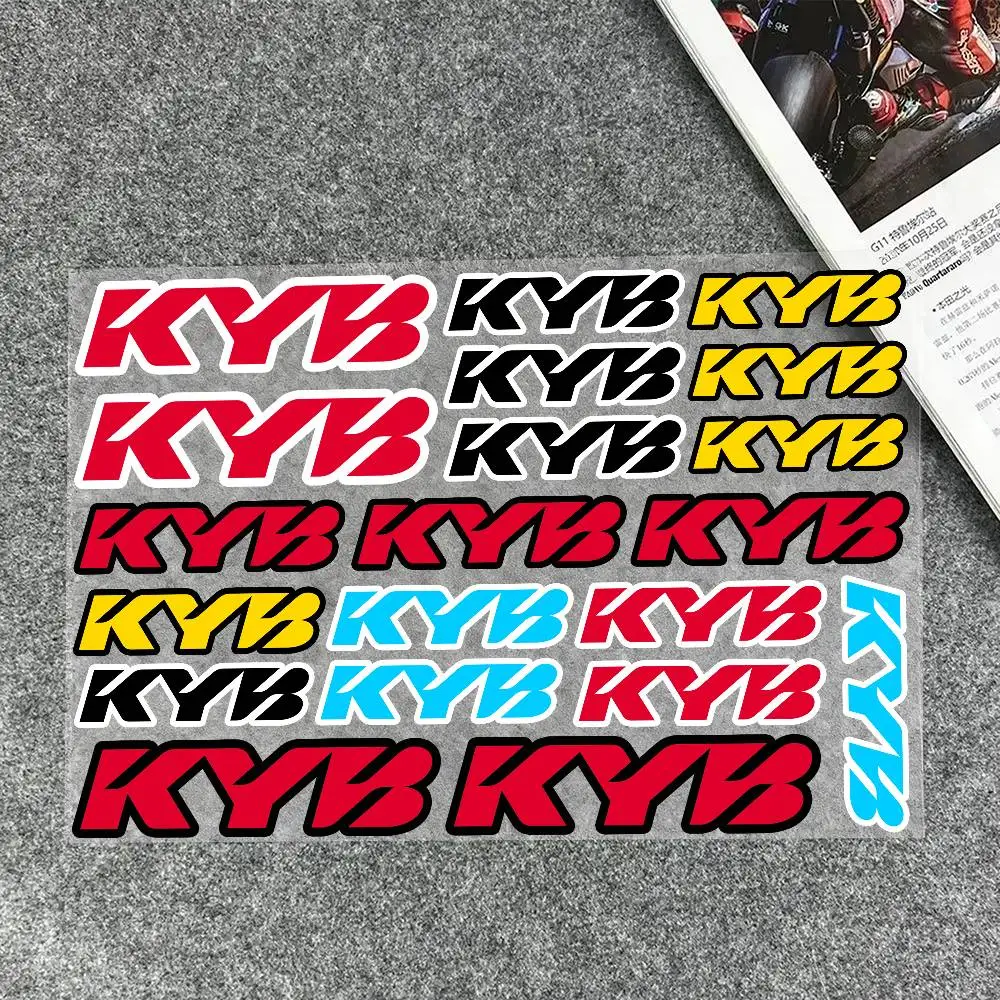 1pc FOR KYB Stickers Moto Sticker Auto Body Bumper Windows Motorcycle Laptop Walls Vinyl Decal Car Tuning Accessories