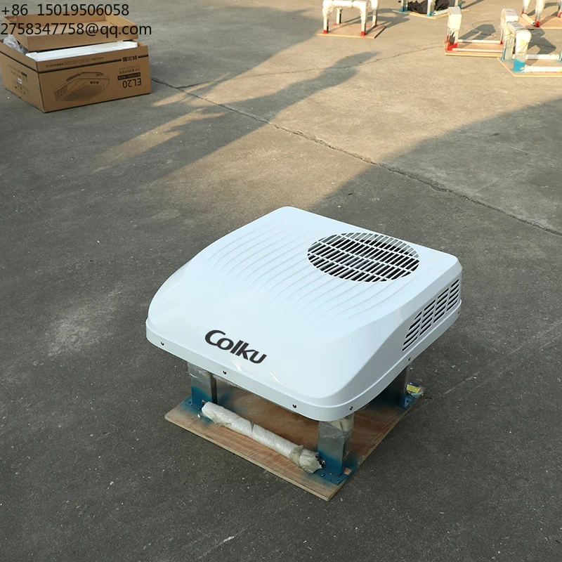 High Quality 24v Truck AC Unit with R134a Direct Supply DC Air Conditioning 1850w Roof Mounted Air Conditioner