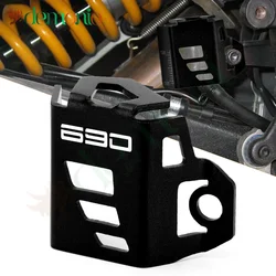 For KTM 690 ENDURO R 690 SMC R DUKE 690 Motorcycle Accessories Rear Brake Fluid Reservoir Guard Protector Oil Cup Cover