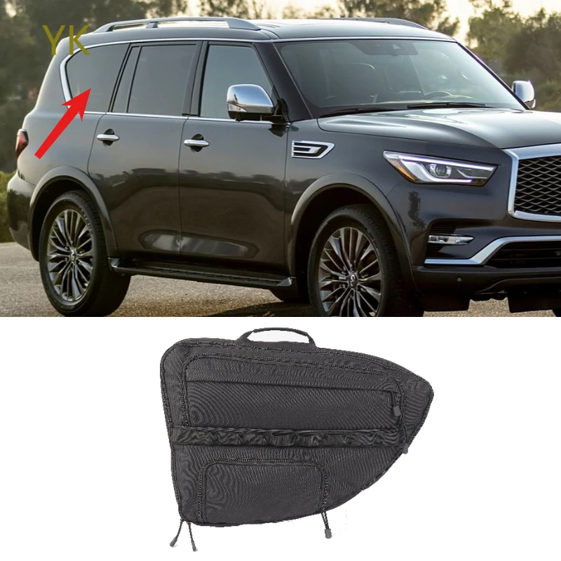

Oxford Cloth Car Trunk Side Window Storage Bag Cargo Tools Tidying Package Car Accessories For Nissan Patrol Infiniti QX80 12-24
