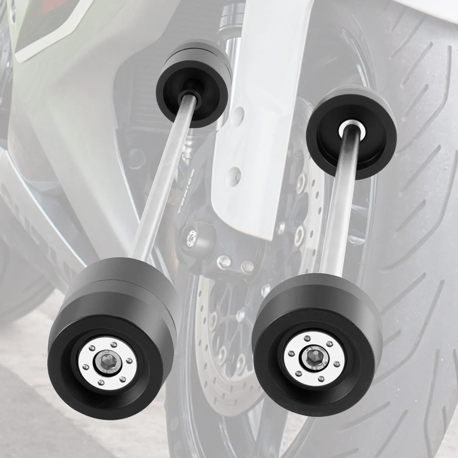 

For Ducati Multistrada950 Multistrada 950 2017-2025 Motorcycle Front Rear Fork Slider Crash Pads Wheel Protector