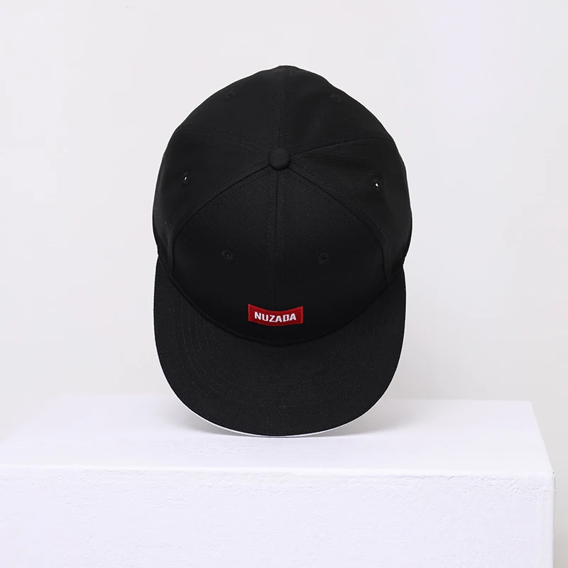 NUZADA New Embroidery LOGO Snapback Cap Neutral Cotton Hats For Women Quality Classic Men Hip Hop Spring Autumn Couple Caps