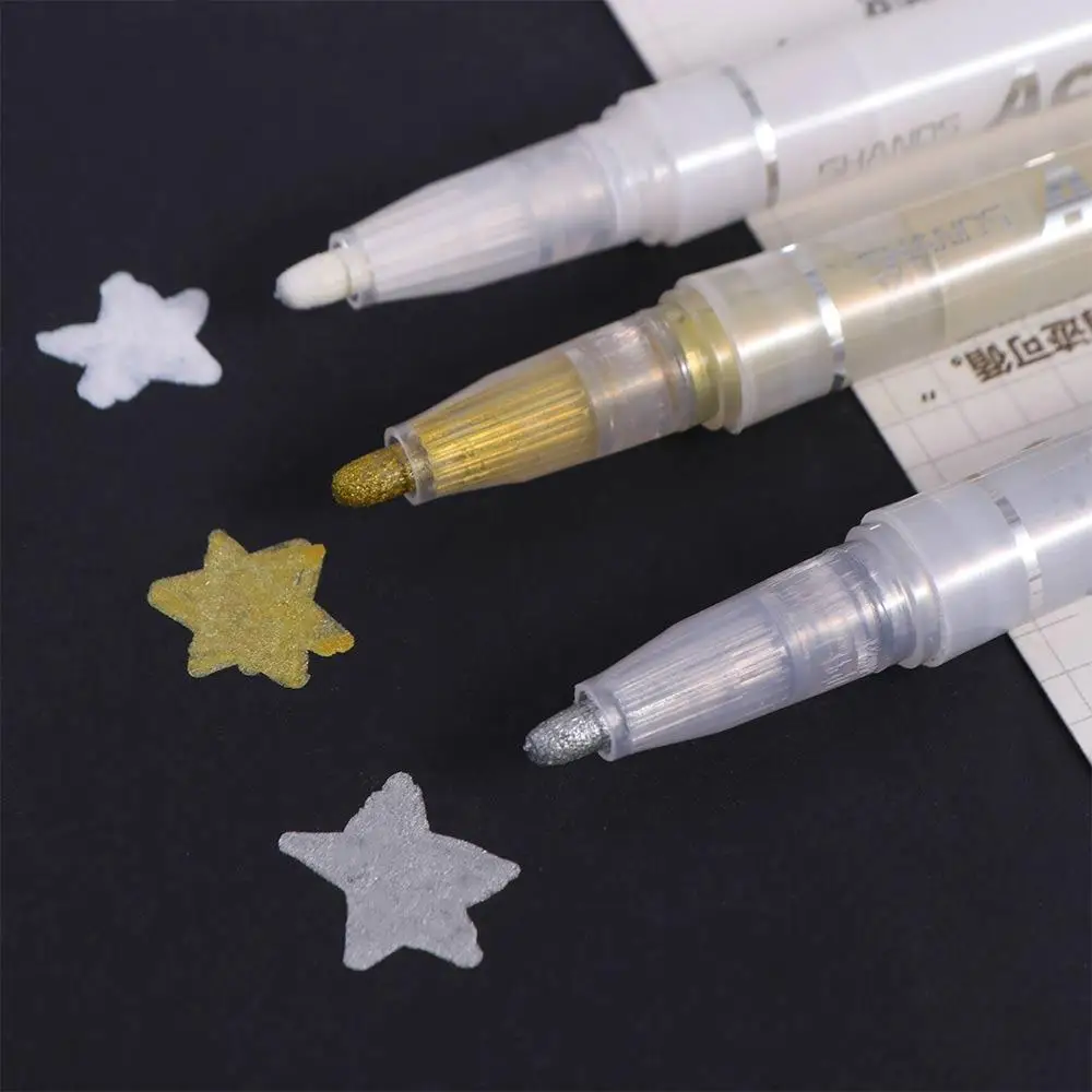 

Archival Ink Art Marker Hook Liner Pens Gel Pen High Gloss Pen 0.8MM White Ink White Painting Graffiti Pens Illustration Drawing