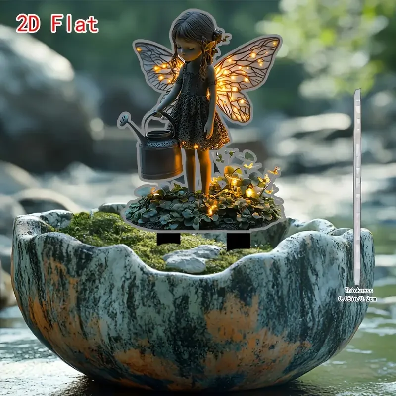 Elf Girl Garden Decor Statue 3