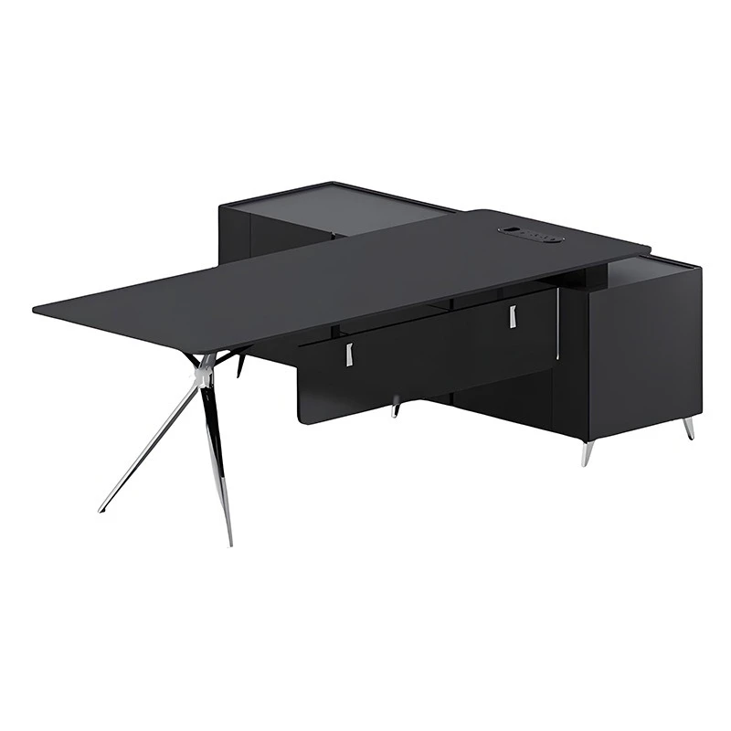 

Office desk light luxury high-end table and chair combination manager table office furniture