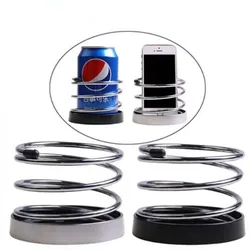 Car spring cup holder vehicle dashboard beverage stand ashtray holder water cup holder auto interior supplies