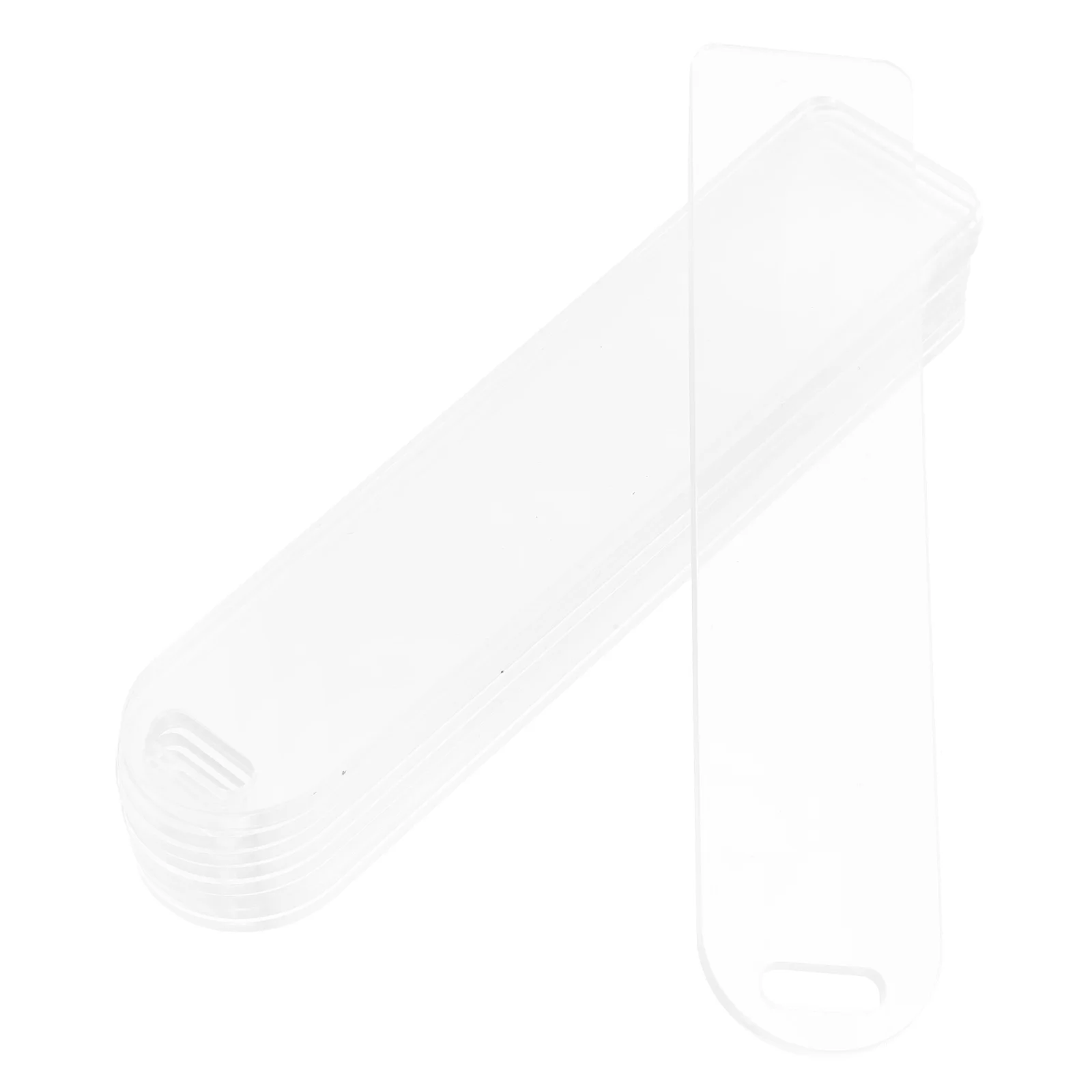 10PCS Klare Lesezeichen DIY Unlackiert Kinder Leere Lesezeichen Zu Dekorieren Gepäck Diy Lesezeichen Tags Geschenke Transparent Student