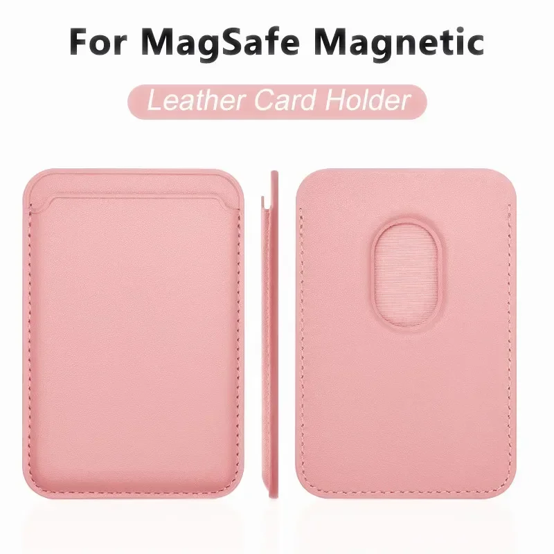 Voor Magsafe Accessoires Magnetische Portemonnee Houder Lederen Case Voor iPhone 13 12 14 15 16 17 Pro Max Kaarthouder telefoon Portemonnee Cover