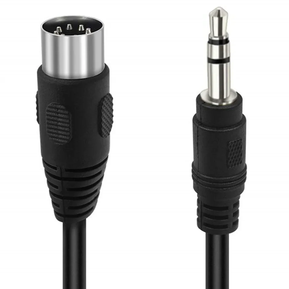 Stereo TRS 3,5 mm męski 7-pinowy męski adapter audio DIN Kabel 7P DIN męski TRS 3,5 męski przewód audio 3,5 7-pinowy kabel DIN Linia przewodowa