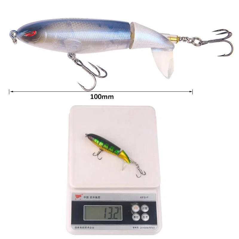 Pike Fishing Lure 13G 10CM Big Plugs Popper Minnow Mackerel Salmon Cod Sea Bass Lure For Fishing