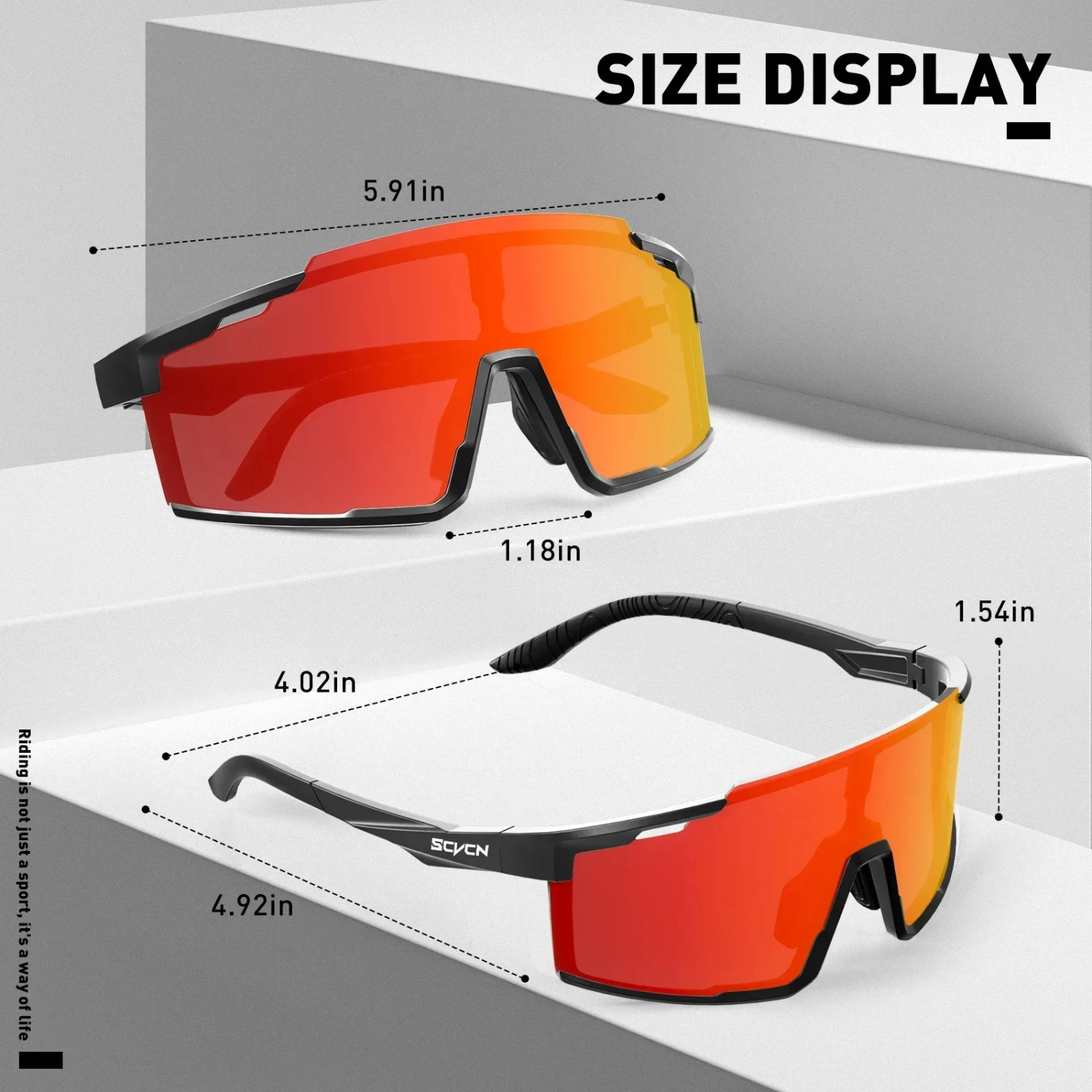 Óculos de sol ao ar livre para homens e mulheres, Road Bike Cycling Óculos, MTB Mountain Bicycle Eyewear, Running Sports, UV400 Goggles, Novo