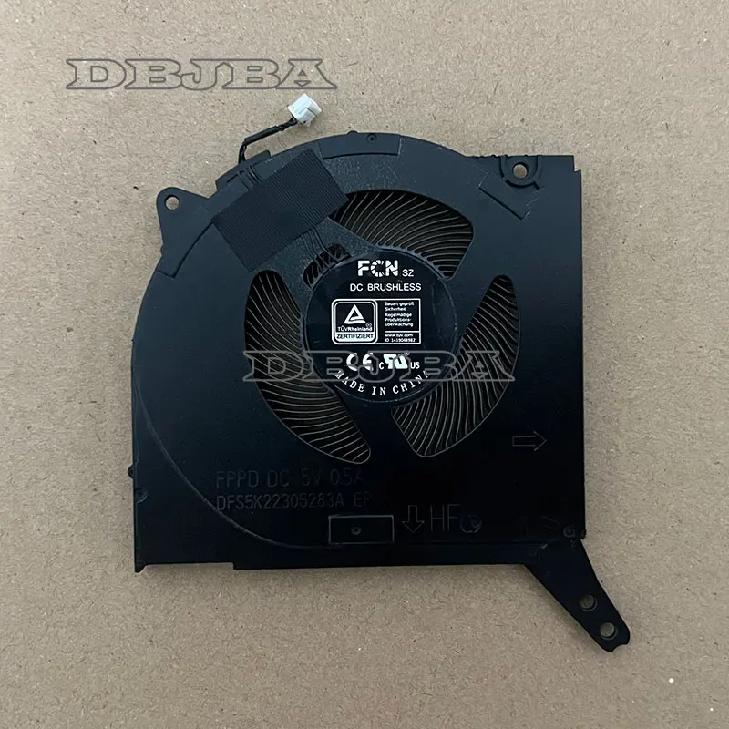 

Вентилятор охлаждения процессора для Lenovo Legion 5 15ARH7 82RE 15IAH7 82RC Y7000P R7000P R7000 ARH7 IAH7 2022 DFS5K22305283A FPPD 5 В 0,5 А