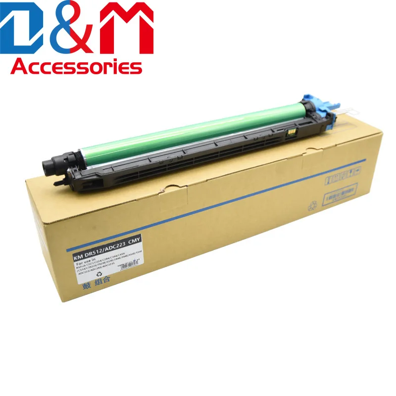 Imagem -04 - Tambor Dr512 C224 para Konica Minolta Bizhub C284 C364 C454 C554 C221 C221s C281 C224e C284e C364e C454e Kit de Tambor Cmyk Dr512 Unidade de