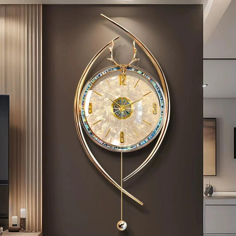 Minimalist Design Wall Watch Aesthetic Xenomorph Fashion Nordic Wall Watch Luxury Living Room Reloj Pared Ornaments Home Decor