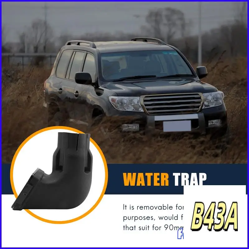 Sp-Siku Kepala Rendam Asupan Udara Ram Udara Kepala Snorkel Atas Snorkel Cocok untuk Seri Toyota Landcruiser Vdj70