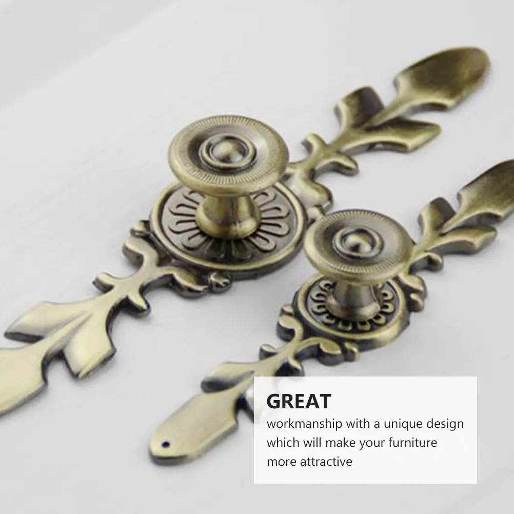 

Retro Vintage Door Knobs Durable Cabinet Pulls Drawer Handles Creative Home Decor Hardware Replacement Furniture Decorative