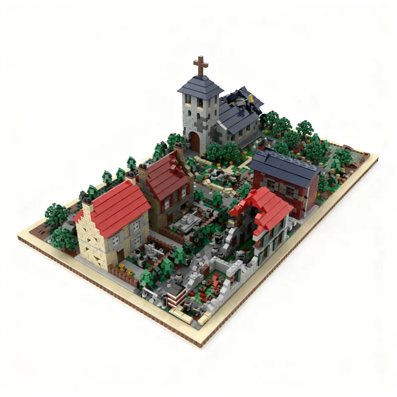 5875pcs MOC Microscale Diorama Ww2 Other Model Toy Building Blocks Construction Christmas Gifts Birthday Creative Brick DIY