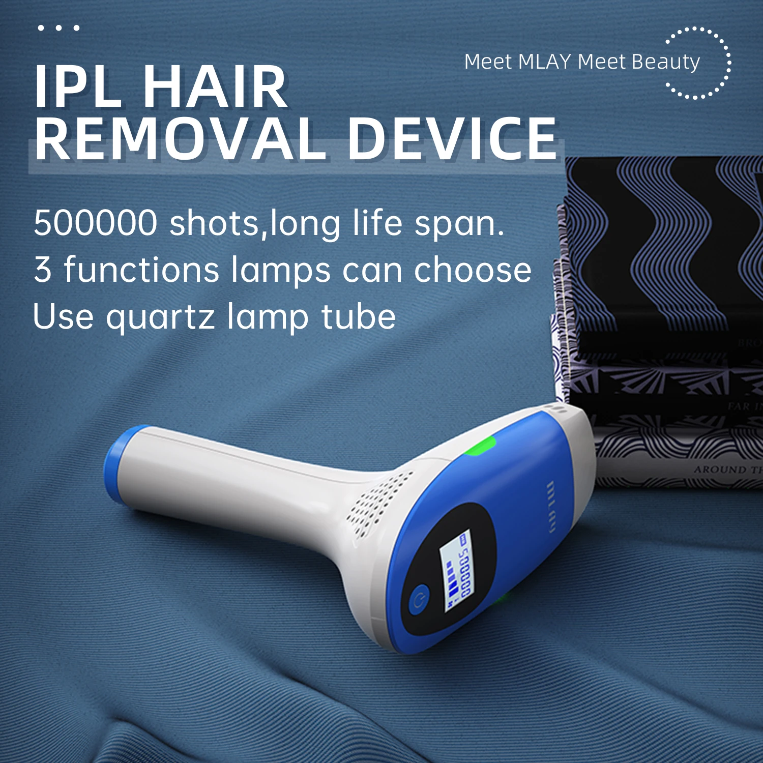 Home Use Mlay Permanent Body Bikini Face Hand Held Mini Ipl Laser Hair Removal Machine