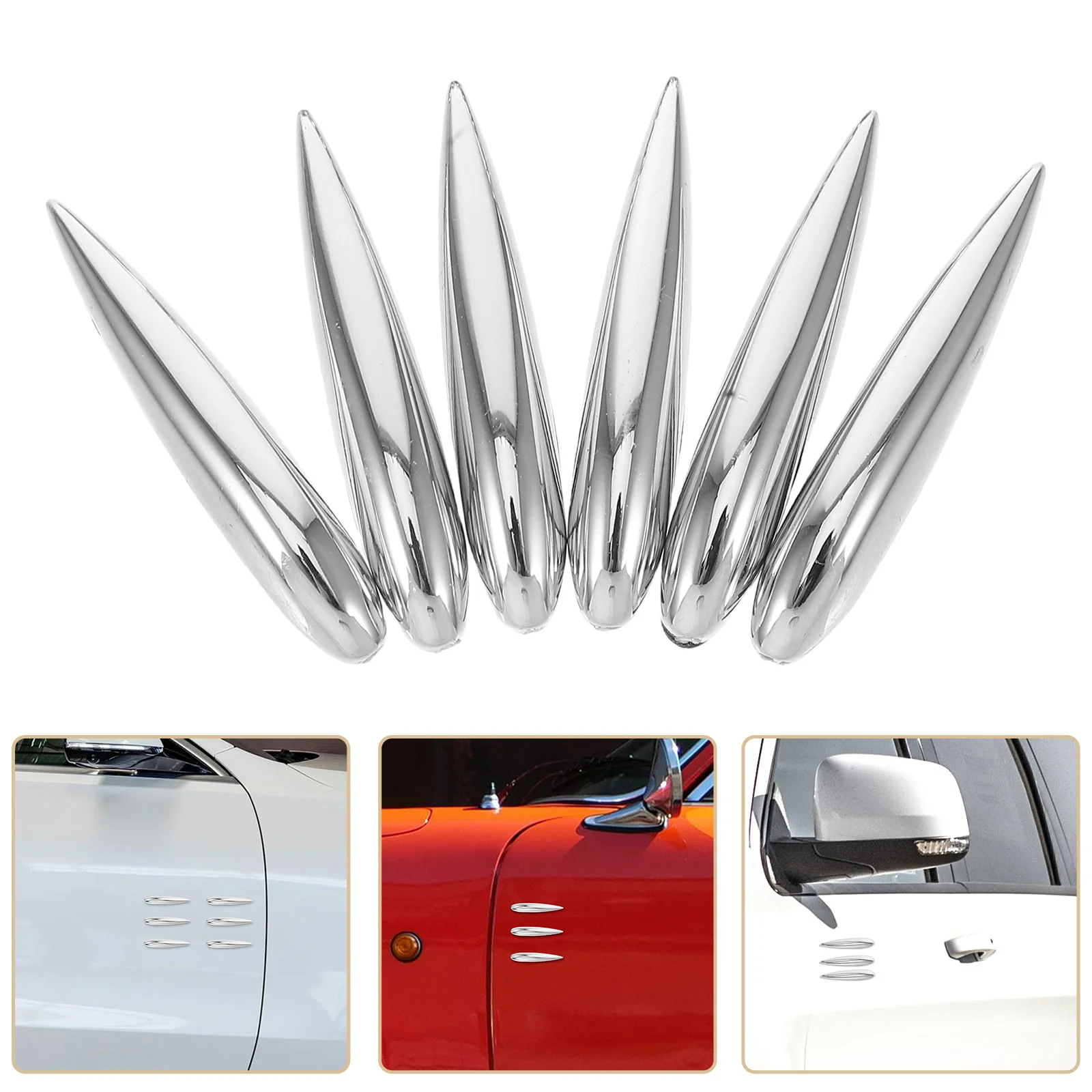 

12Pcs ABS Car Bumper Guard Strips Anti-Scratch Protection Universal Fit for Suv Pickup Truck Door Edge Self Adhesive Bumper