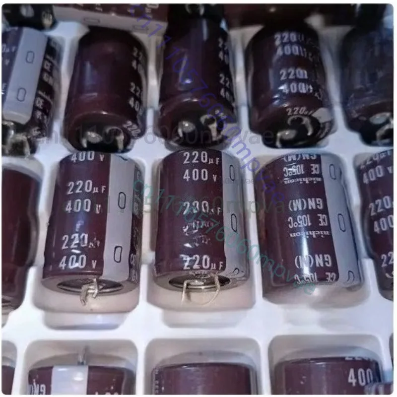 

4pcs japan original nichicon electrolytic capacitor 400V 220UF 25 * 35 GN 105 degrees