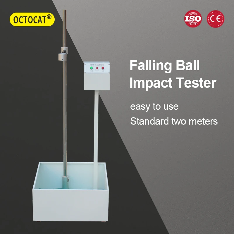 

220V Dropping Ball Impact Tester，Steel Ball Dropping Plastic Ceramic Glass Dropping Ball Impact Strength Tester