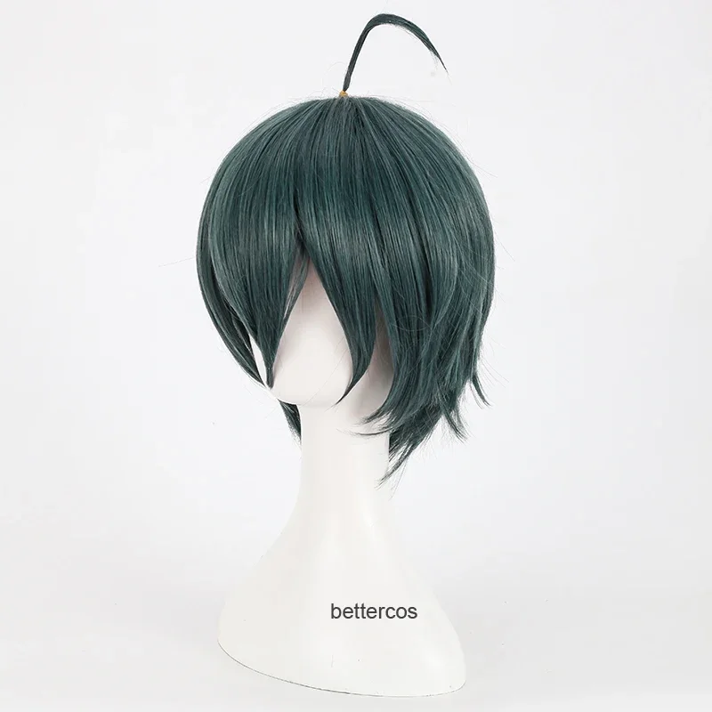 Danganronpa V3: Killing Harmony Shuichi Saihara Cosplay Wigs Short Heat Resistant Synthetic Hair Wig   Wig Cap