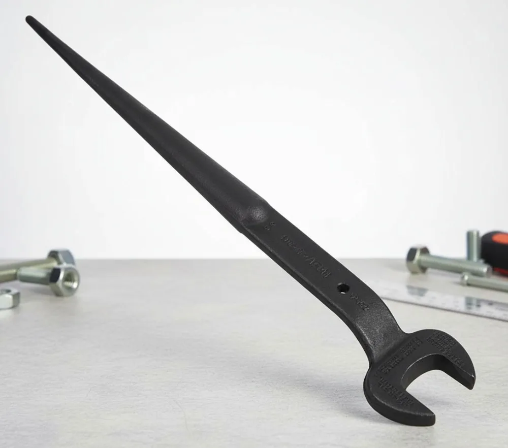 Chiave Spud per carichi pesanti con foro di fissaggio, apertura da 1-1/4 pollici, bullone da 3/4 pollici per un fissaggio sicuro nella costruzione