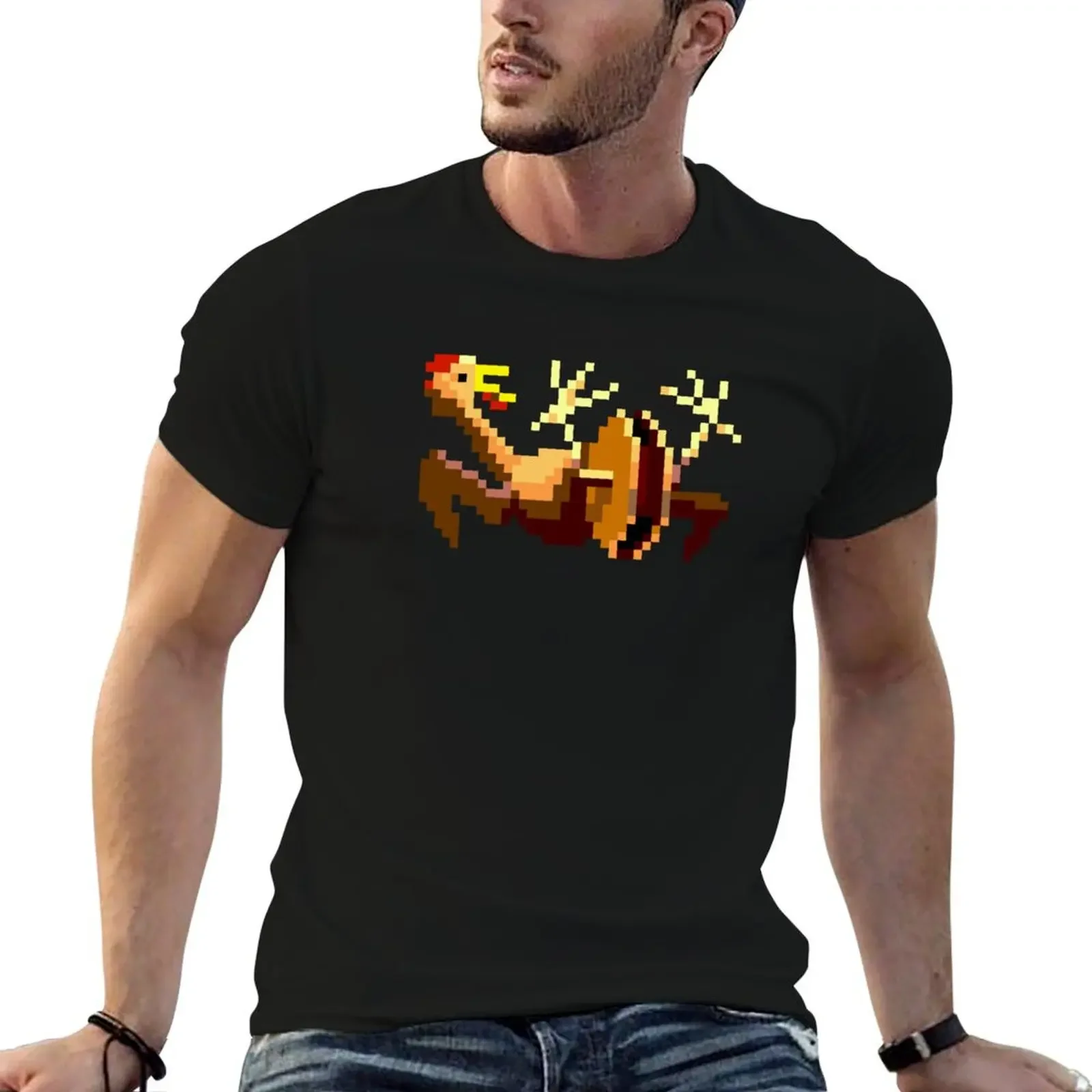 

Rubber chicken with pulley in the middle T-Shirt essential t shirt oversizeds new edition mens graphic t-shirts big and tall