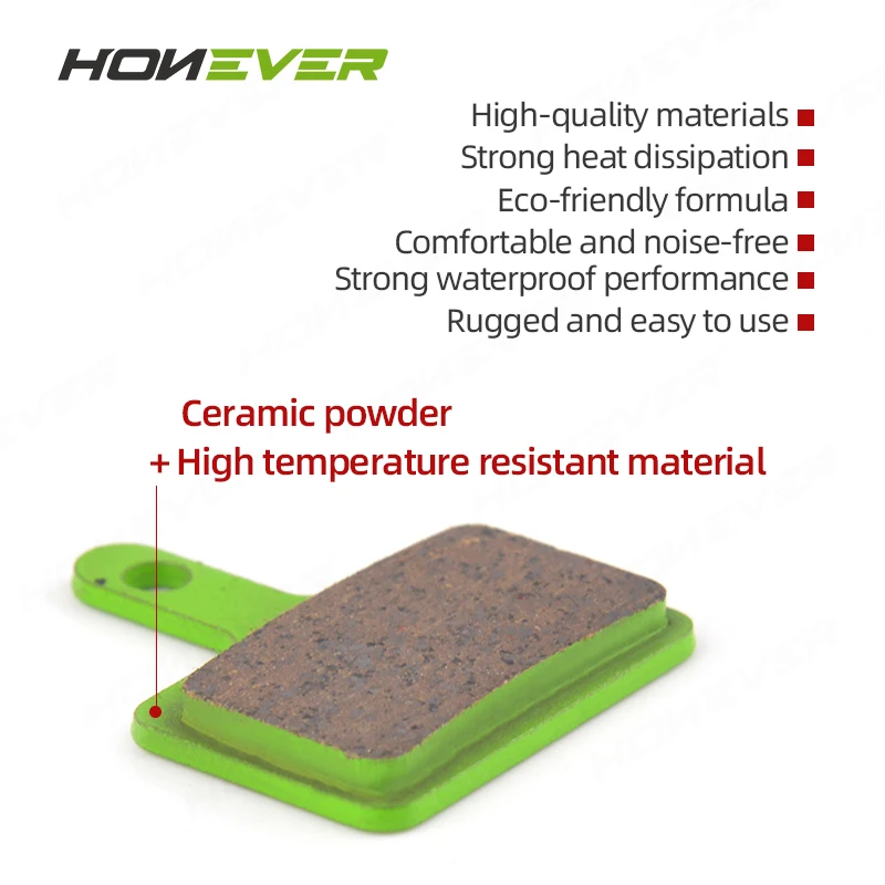 1 Pair Bicycle Hydraulic Disc Ceramic Brake Pads B01S for Shimano M445 355 395 MTB Bicycle Disc Brake Pads Cycling Bike Parts
