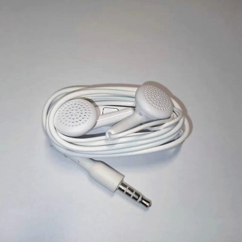 Alta qualidade mai 6 100 pçs 3.5mm fones de ouvido universal com microfone com fio linha para xiaomi huawei samsung s10 telefones