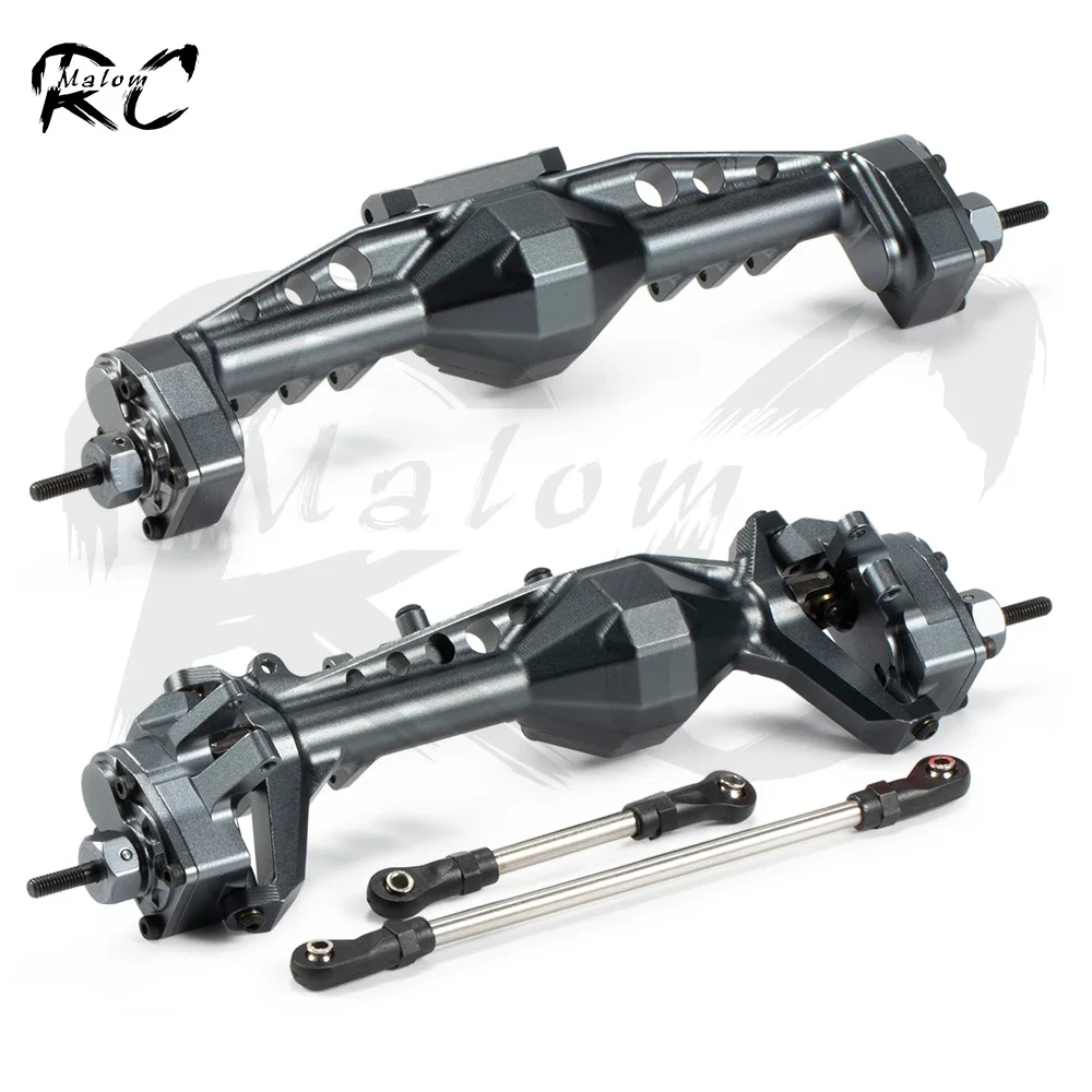 

CNC Machined Aluminum Offset Portal Front Rear Axle for 1/10 RC Crawler Axial SCX10 III AXI03029 LCG Chassis Cheater Rigs