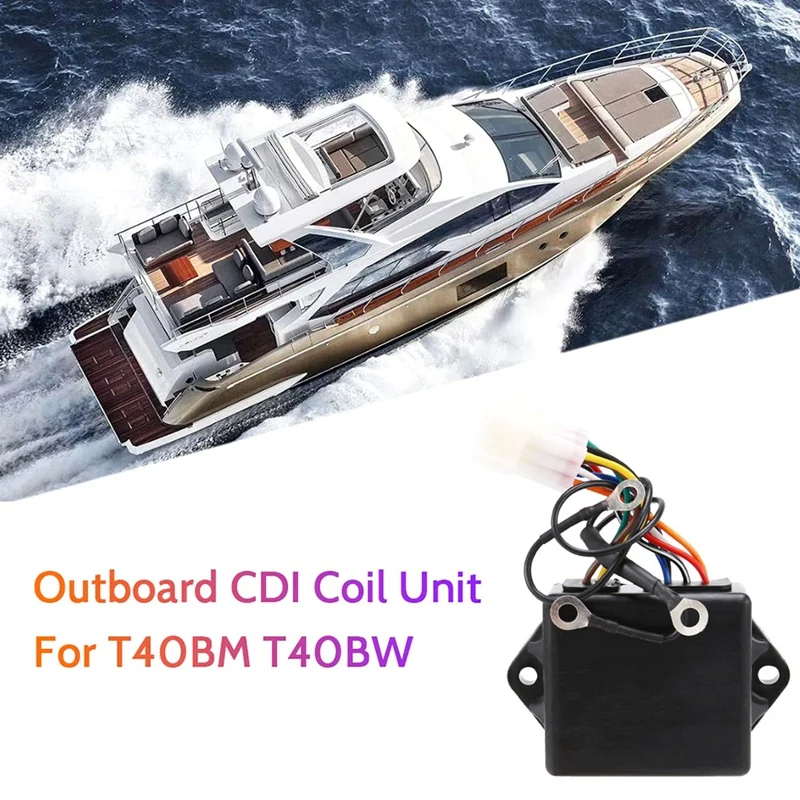 Outboard CDI Coil Unit T40-05090200 For Parsun T40BM T40BW T40G Outboard 2 Stroke CDI Coil Unit Replacement Parts Accessories