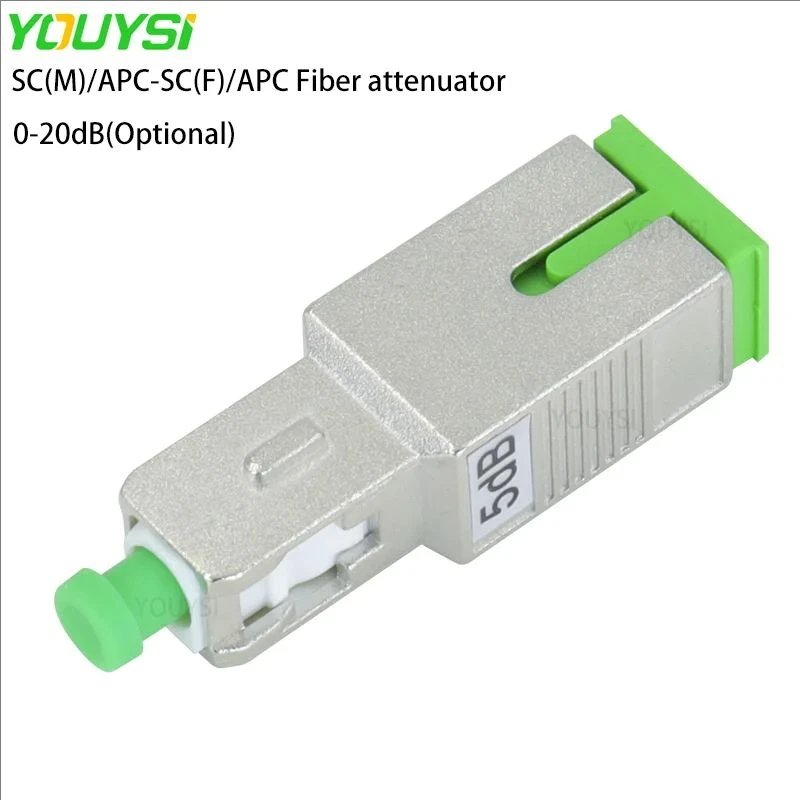 

5PCS/bag SC(Male)/APC-SC(Female)/APC Singlemode Fiber Optical Attenuator SC/APC-SC/APC 1dB 2dB 3dB 5dB 7dB 10dB 15dB 20dB