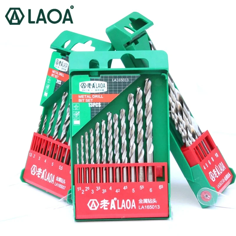 LAOA Metal Drilling Sets 7524 High Speed Steel Electric Drill Multi-function Electric Bit