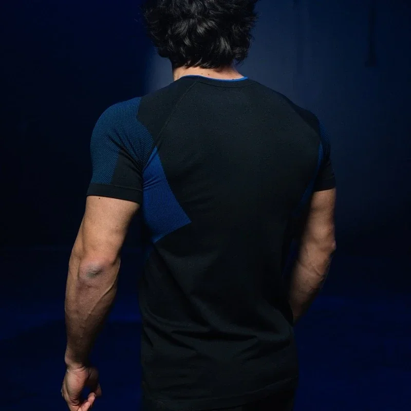 DARK HERO Limited Edition Men MMA Fitness Training Short Sleeve Adult Plus Size Quick-Drying Breathable Sports T-Shirt