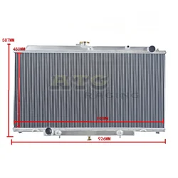 3-reihiger Aluminiumkühler für 1997–2001 Nissan Patrol Y61 GU 2,8/3.0 TD Auto AT/MT 97 98 99 00 01