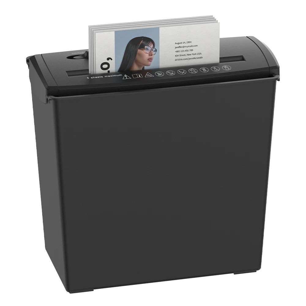 

S606B Strip Cut 5 Sheets Paper Shredding Machine shredders machines with 10L Bin