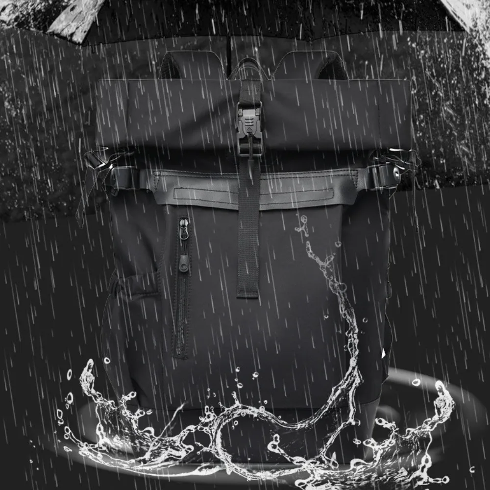 

Мужской деловой рюкзак большой емкости, легкий многослойный мужской школьный рюкзак, дышащий портативный мужской рюкзак для ноутбука, колледж